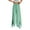 Mint Green, variant on Bmisegm Stylish Women's Casual Pants Wide Leg Loose Palazzo Trousers Comfortable Fit Elastic Waist with Pockets Trendy Design for All Occasions Black M