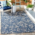thumbnail image 2 of SAFAVIEH Courtyard Lorinda Abstract Indoor/Outdoor Area Rug, Navy/Beige, 5'3" x 7'7", 2 of 6