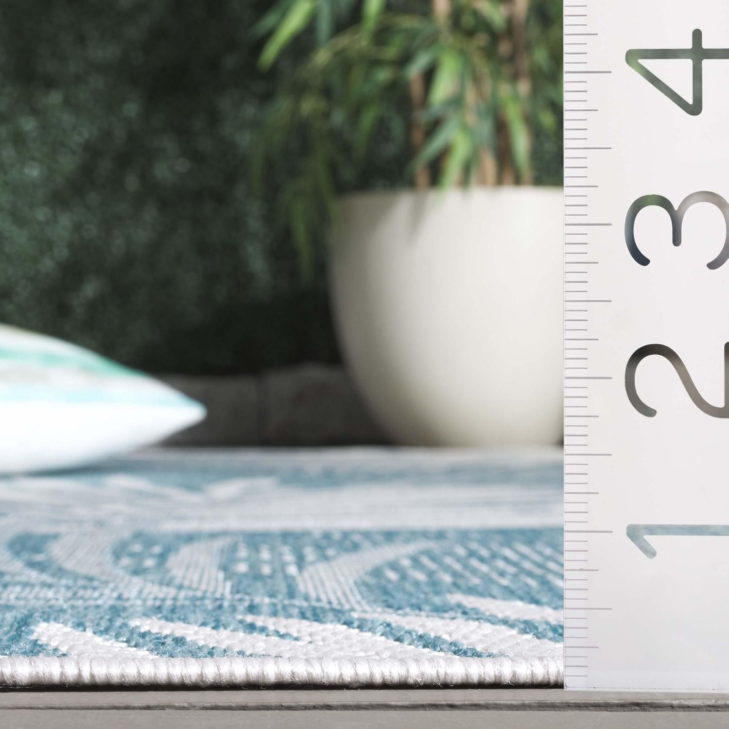 SAFAVIEH Beach House Declan Botanical Indoor/Outdoor Area Rug