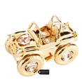 thumbnail image 2 of Matashi Home Decorative Tabletop Showpiece 24K Gold Plated Crystal Studded Open Top Jeep 4WD Off Roader Ornament, 2 of 7