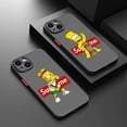 thumbnail image 2 of Luxury Trendy Brands Logo Phone Case For iPhone 15 14 13 12 11 Pro Max mini XS Max XR X 8 Plus SE Frosted Translucent Cover, 2 of 5