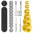 thumbnail image 1 of Juego de ruedas de corte Kuenuilr, 44 piezas, resina de diamante HSS, 145 g, 1 of 7
