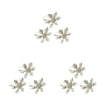 thumbnail image 1 of Wosthever Valentine Napkins Snowflake Design Holders Metal Party Rings Festival Table Adornment Napkin Dinner Holiday Decorations Type1 NO1, 1 of 6