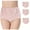 Pink Womens Briefs Multipack Clearance, variant on OSFVNOXV 3 Pack Hipster Underwear for Women Plus Size High Waisted Lace Trim Panties Breathable Moisture Wicking Over Bump Underpants ,M-6XL