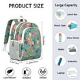 thumbnail image 5 of BoxerDog and Floral Backpack for School,Cute School Bag,Schoolbag with Adjustable Shoulder Straps & Padded Back,15"x11.42"x5.5", 5 of 5
