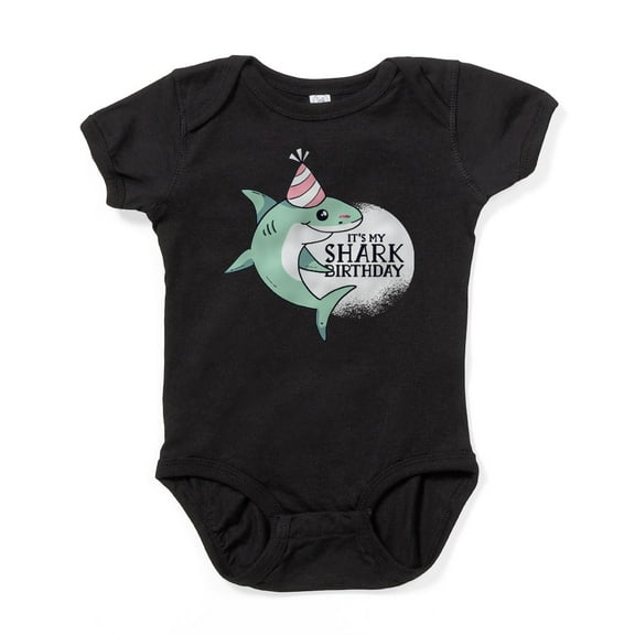 CafePress - Shark Birthday Body Suit - Cute Infant Bodysuit Baby Romper - Size Newborn - 24 Months