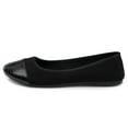 thumbnail image 2 of Alpine Swiss Kelly Women’s Ballet Flats | RUNS SMALL SIZE UP | Comfortable Dress or Casual Shoes | Two Tone Cap Toe Slip On Flats | Anti-Slip Sole, 2 of 6