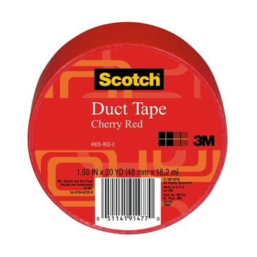3M Scotch Duct Tape for Artists, Red, 1.88 in x 20 yds.