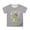 Gray, variant on Gbsyewxs Childrens Shirts Short Sleeve Crew Neck Letter Dinosaur Print Loose Summer Toddler Girls Outfits Black Size 3-4 Years