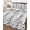 gray, black, variant on Full Size Quilt Bedding Set, Pink Grey Botanical Reversible Summer Quilt 3 Pieces, Spring Floral Summer Farmhouse Lightweight Bedspreads Coverlets with 2 Pillow Shams for All Seasons