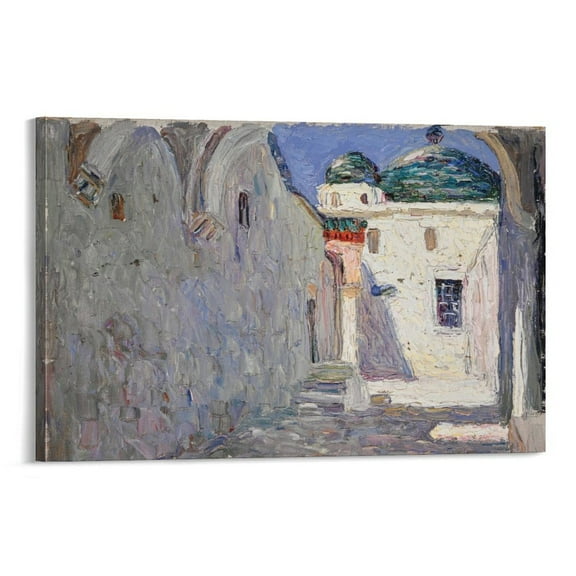 Kandinsky Wassily Tunis, Strasse Wall Decoration Painting Gifts Canvas Painting Poster Wall Art Decorative Picture Prints Modern Decor 12x18inch(30x45cm)