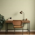 thumbnail image 3 of S4Sassy Peel & Stick Textured Vinyl Wallpaper, Urban Chic Honeycomb Hexagon Print Contact Paper Waterproof - Yellow, 25"x120", Removable Modern Wall Covering for Home Decor in Bedrooms & Living Areas, 3 of 9