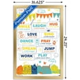 thumbnail image 3 of I'm Happy Wall Poster, 14.725" x 22.375", Framed, 3 of 5