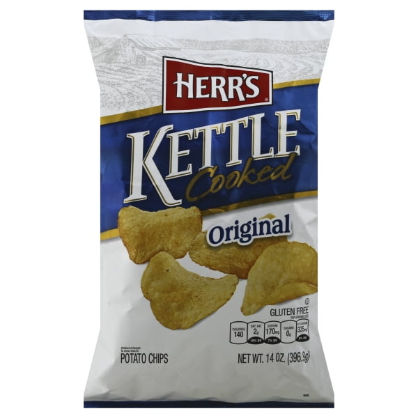 Herr's Kettle Cooked Potato Chips, 16 Oz.