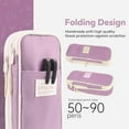 thumbnail image 4 of Pencil Case, Large Capacity Aesthetic Pencil Cases with Durable Zipper, Big Stationery Pencil Pouch for Women & Men, Adults Portable Storage Organizer Bag for College, Office, Travel, 4 of 10