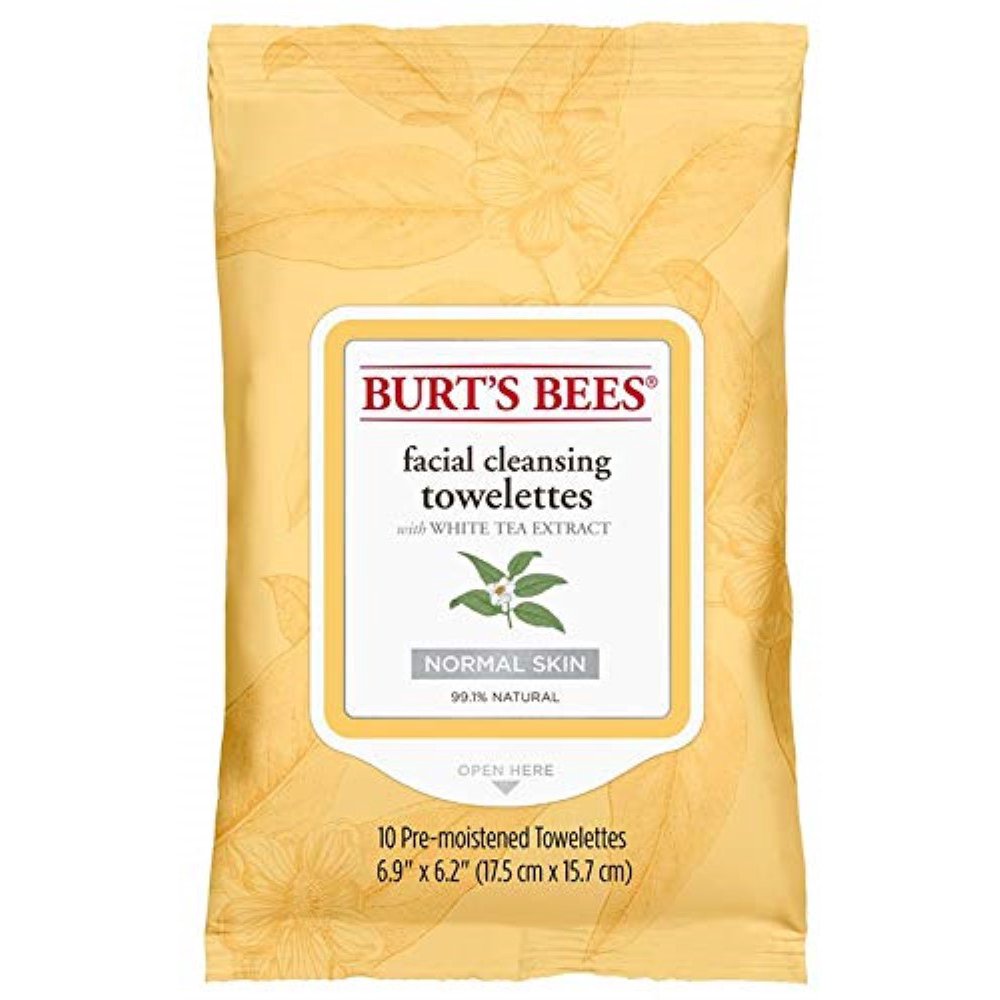 Burt's Bees Facial Cleansing Towelettes with White Tea Extract 10 ea