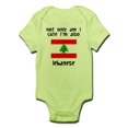 thumbnail image 1 of CafePress - Cute And Lebanese Body Suit - Baby Light Bodysuit, 1 of 1