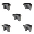 thumbnail image 1 of Justharion 1/2/3/5 Enjoy Long-lasting Performance Durable PP Car Wash Bucket Convenient To black 5PCS, 1 of 6