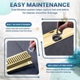 thumbnail image 5 of Wowow 24 Inch Shower Linear Drain, 304 Stainless Steel Shower Floor Drain with Grate Removable, Rectangular Floor Drain with Accessories, 5 of 7