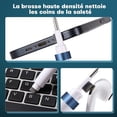 thumbnail image 4 of Kit de limpieza para Airpods, bolígrafo multifunción para limpieza, kit 3 en 1 para Airpods, accesorios Airpods Pro para limpiar auriculares Bluetooth, con funda, 4 of 5