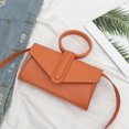 thumbnail image 1 of Bolso de mujer 2023, Bolso de mensajero, Bolso de mano de Color caramelo a la moda (naranja), 1 of 8