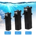 thumbnail image 2 of Low Level Water Turtle Tank Filter Aquarium Fish Tank Oxygen Increasing Pump EU Plug Submersible Water Filter Pump, 2 of 7