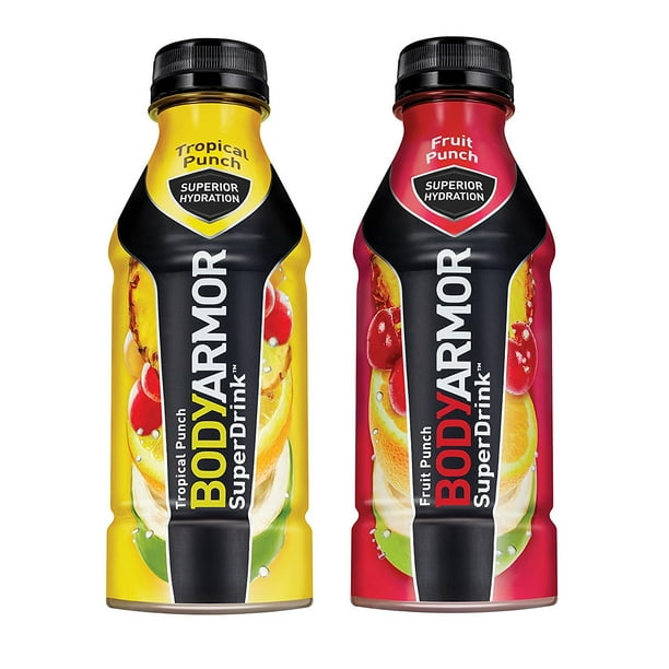 BodyArmor SuperDrink, Electrolyte Sport Drink, Tropical Punch & Fruit