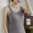 thumbnail image 2 of Gray Ladies Slim Tunic Oversized Square Neck Rayon Top Vest Shape Wear Body Shapers for Women Sleeveless Spaghetti Strap Cami Tank Tops 2025 XL, 2 of 5
