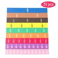thumbnail image 3 of 102 Pieces Children EVA Fraction Tile Mathematics Learn Aid Teaching Calculation Supply Elementary School Primary Preschool, 3 of 8