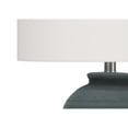 thumbnail image 7 of Lighting, 24"H, Table Lamp, Blue Ceramic, Ivory / Cream Shade, Contemporary, 7 of 7