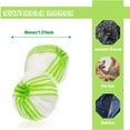 thumbnail image 4 of Tutuviw 12 Pcs Hair Wash Balls Dog Hair Remover Non-Toxic Reusable Dryer Balls Washer Dryer Balls for Washing Machine Washing Balls-Green, 4 of 7