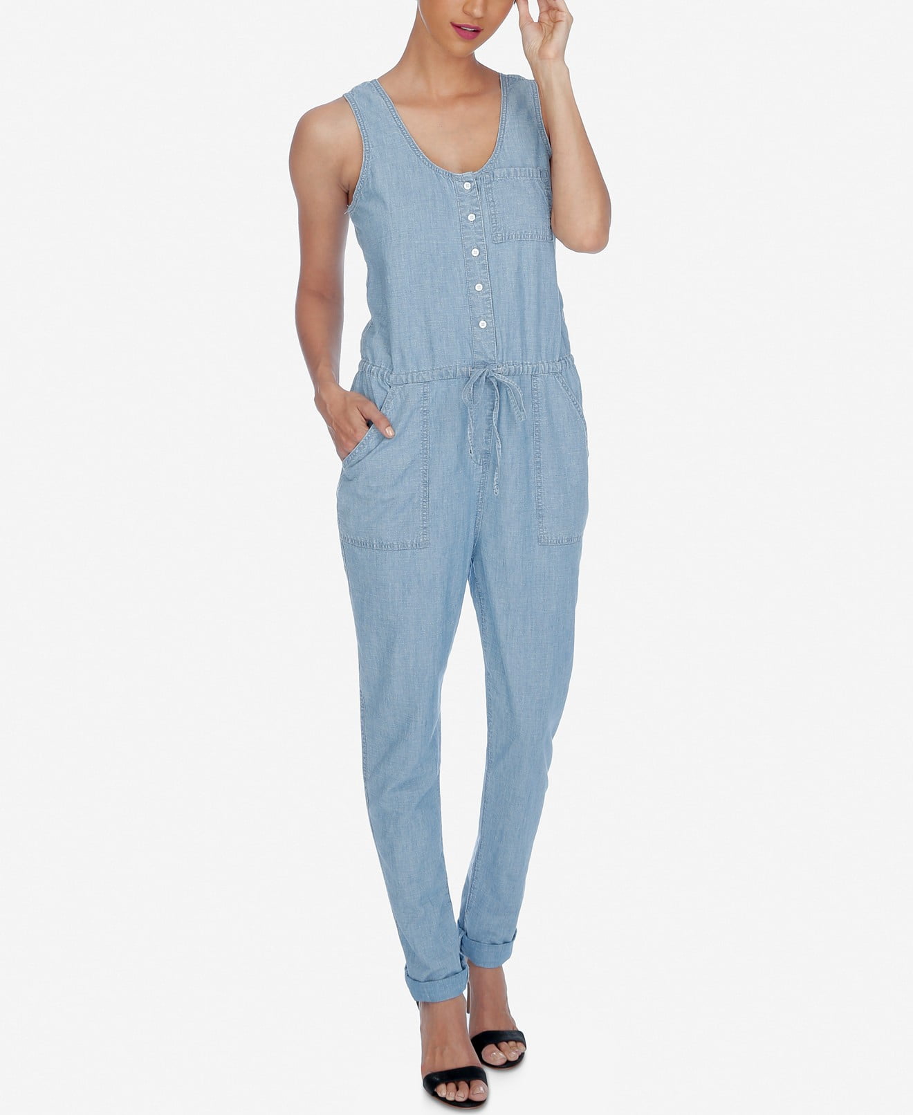 lucky label white jumpsuit