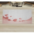 thumbnail image 1 of Love Decorative Rug, Valentines Day Romance Art with Hearts Stars Wedding Happiness Theme, Quality Carpet for Bedroom Dorm and Living Room, 6 Sizes, Pastel Blue, by Ambesonne, 1 of 1
