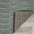 thumbnail image 2 of Couristan 2.25' x 11.75' Blue and Gray Contemporary Rectangular Outdoor Area Throw Rug Runner, 2 of 4