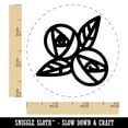 thumbnail image 2 of Roses Pair Self-Inking Rubber Stamp Ink Stamper - Black Ink - Small 3/4 Inch, 2 of 7
