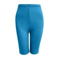 thumbnail image 4 of Vhkiploz Yoga Shorts for Women's High Waisted Leggings Knee Length Jogger Running Sweat Shorts Active Workout biker shorts, 4 of 5