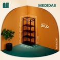 thumbnail image 3 of Librero industrial con 5 repisas para estudio sala o recámara de madera MDF estante alto de 160 cm para decoración librero para niños bookshelf booksh, 3 of 7