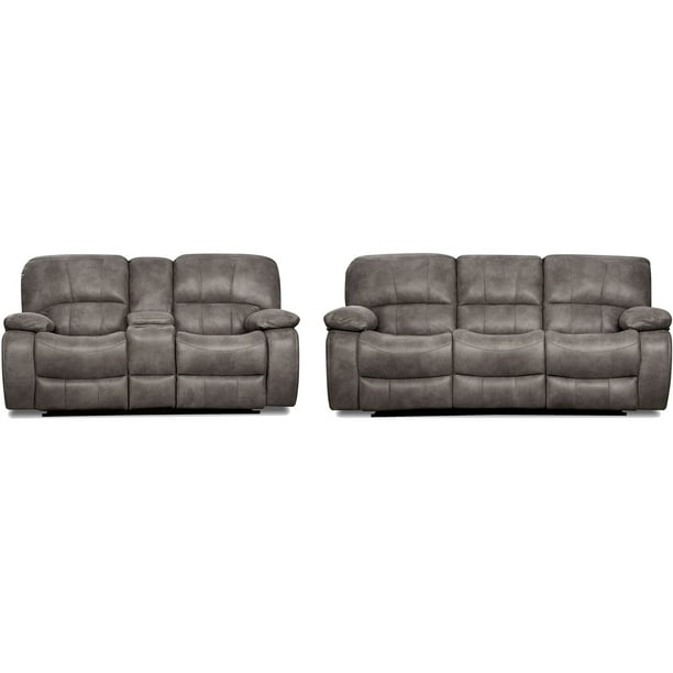 Cambridge Garrison Two Piece Living Set Sofa Loveseat Com Cambridge Garrison Two Piece Living Set, Garrison 2 Pc Leather Sectional Sofa