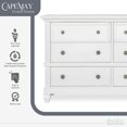 thumbnail image 4 of Evolur Signature Cape May Double Dresser, Model #896-WW, 4 of 6