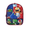 thumbnail image 1 of Super Mario Bros. Characters Waving 11" Kids Mini Backpack, 1 of 2