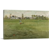 ARTCANVAS Green And Silver Beaulieu Touraine 1888 Canvas Art Print by James Abbott McNeill Whistler - Size: 40" x 26" (1.50" Deep)