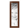 thumbnail image 2 of ArtToFrames 6" x 20" Walnut Picture Frame, 6x20 inch Brown Wood Poster Frame (WOM-4086),  Pack, 2 of 8