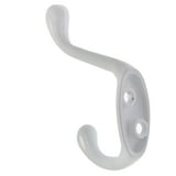 Mainstays, Traditional White Coat Hook, Mounting Hardware Included, 1 ...