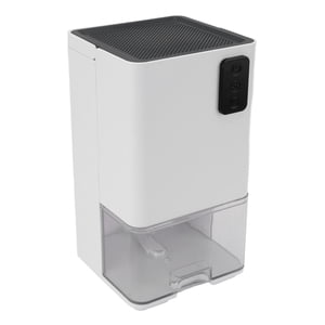 Déshumidificateur du ménage, 40W Surveillance intelligente de l'humidité Arrêt automatique Déshumidificateur intérieur avec filtration et 1.2L Conteneur d'eau pour sous-sols de chambre Salle de bains RV