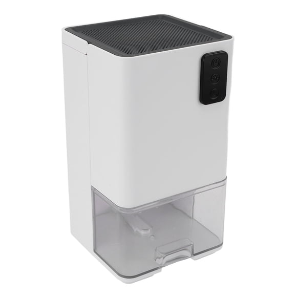 Household Dehumidifier, 40W Intelligent Humidity Monitoring Auto Shut Off Indoor Dehumidifier with Filtration and 1.2L Water Container for Bedroom Basements Bathroom RVs