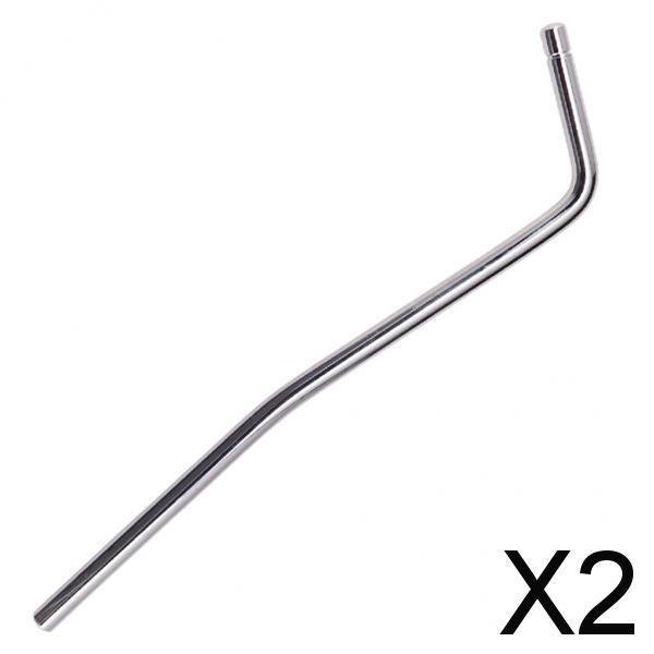 2x Práctica Guitarra Eléctrica Sin Cabeza de Inserción Hierro 6,0mm Whammy Guitar Bar Accesorio de Instrumento Musical 2 piezas