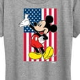 thumbnail image 3 of Disney - Mickey Flag - Women's Short Sleeve Graphic T-Shirt, 3 of 5