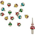 thumbnail image 4 of Kurt Adler Miniature Ornaments and Treetop, Set of 16, 4 of 5