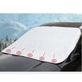 thumbnail image 1 of Cubierta Para Parabrisas Nieve Sombra Magnética Polvo De Escarcha Resistente A La Lluvia Impermeable Resistente Al Viento Material Duradero Cubi Soledad Cubierta de hielo de nieve para parabrisas de coche, 1 of 9