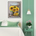 thumbnail image 4 of Diamond Drill Sunflower Bouquet 5D Kits de pintura DIY Decoración redonda completa (G1043) Hugtrwg Para estrenar, 4 of 9